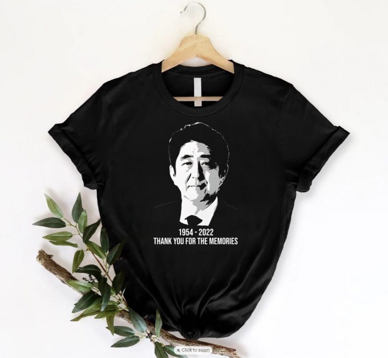 Shinzo Abe Thank You For The Memories 1954-2022 Tee Shirt