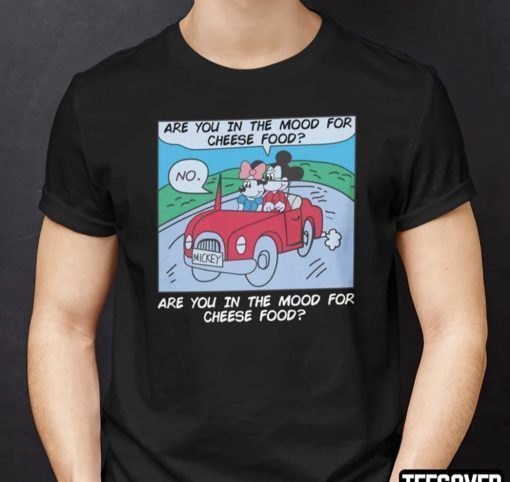 Mickey Mouse Minnie Mouse Are You In The Mood For Cheese Food Vintage TShirt