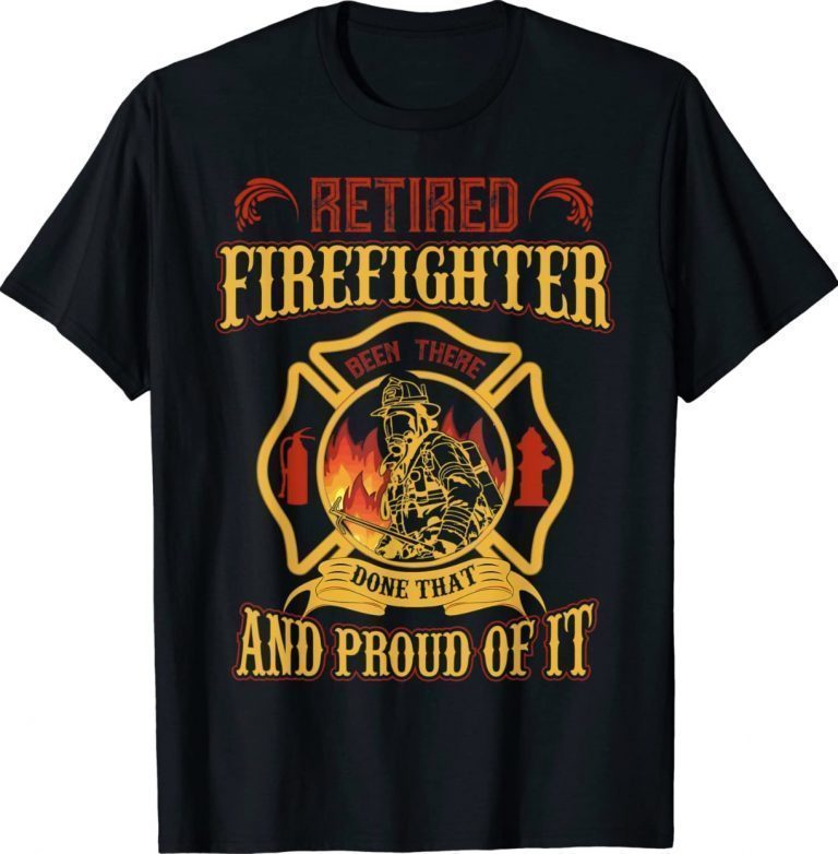 Retired Firefighter And Proud Of It Retired Firefighter Vintage TShirt