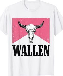 Wallen Western Cow Skull Merch Vintage TShirt