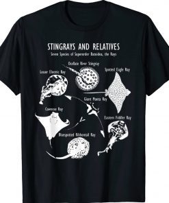 Stingray Species Manta Ray River Stingray and More Vintage TShirt