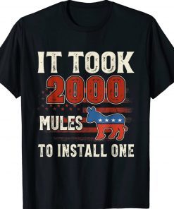 It Took 2000 Mules To Install One Vintage TShirt