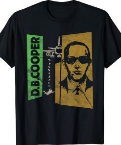 DB Cooper Skyjacker Hijack Retro 60s Style Vintage TShirt