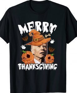 Joe Biden Confused Merry Thanksgiving For Halloween Unisex TShirt