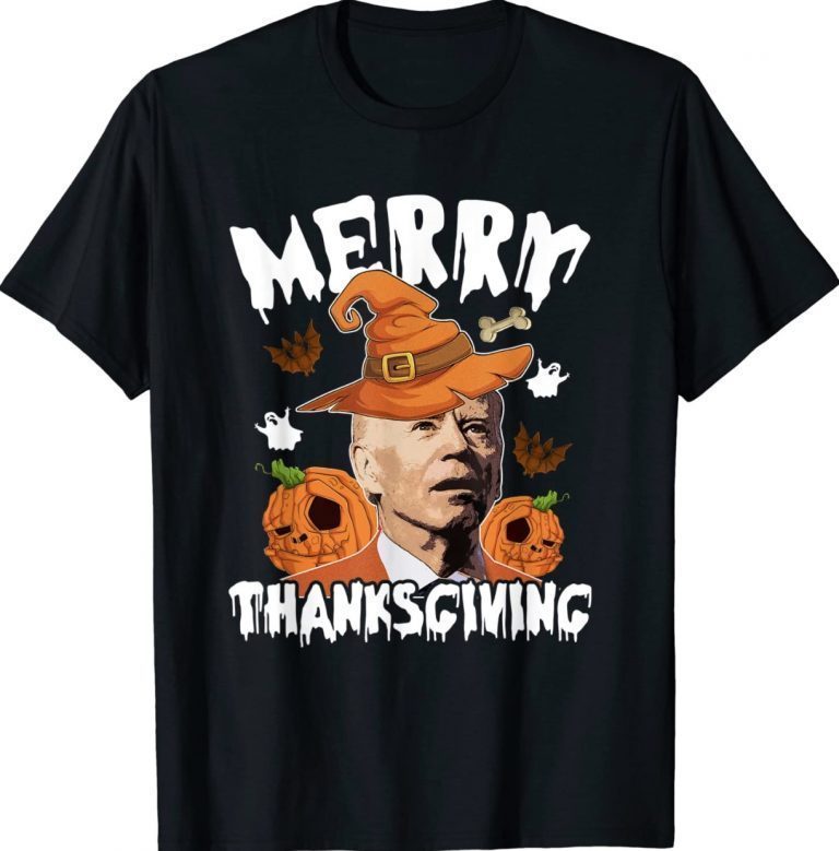 Joe Biden Confused Merry Thanksgiving For Halloween Unisex TShirt