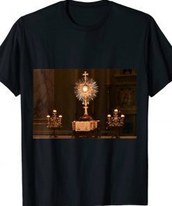 Monstrance at Adoration of the Blessed Sacrament Tee Shirt