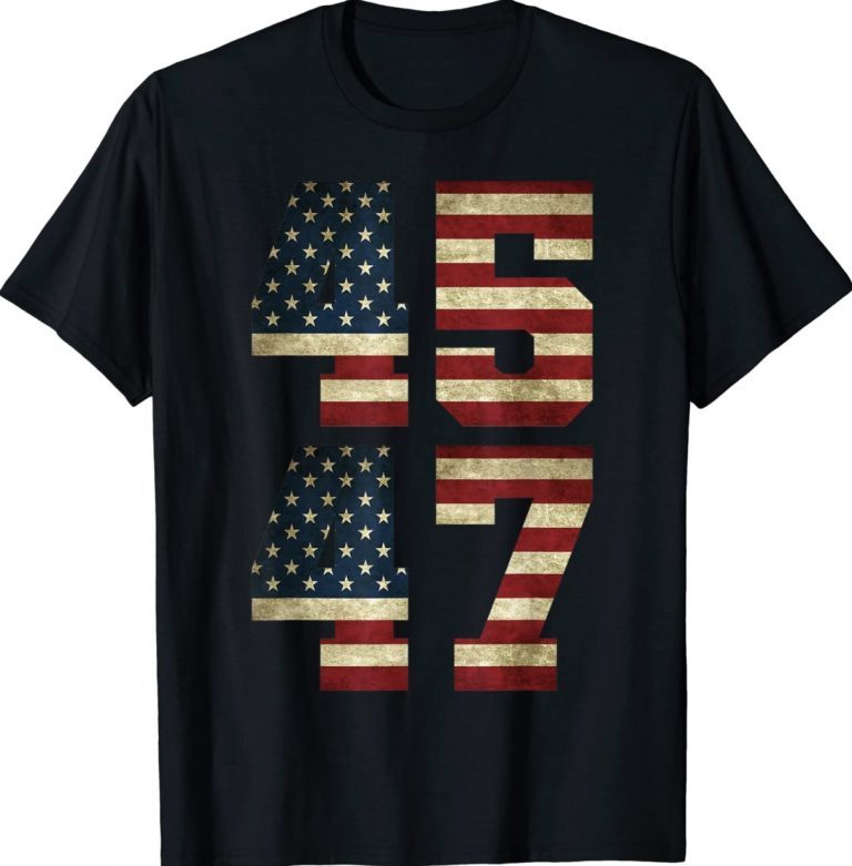 45 47 Trump 2024 Trump American 45 47 Vintage TShirt