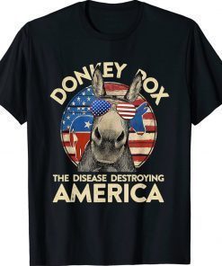 Donkey Pox The Disease Destroying America Retro Shirts