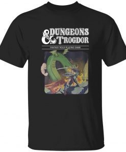 Dungeons and trogdor fantasy role playing game vintage tshirt