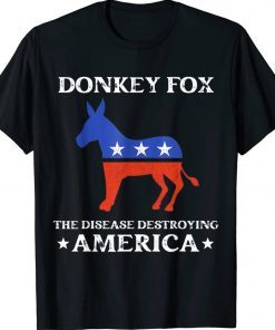 Biden Donkey Pox The Disease Destroying America Vintage 2022 Shirts