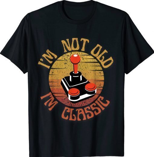 Throwback I'm not old I'm Classic Joy Stick Video Gamer Vintage TShirt