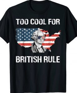 Too Cool Brittish Rule Flag Vintage TShirt