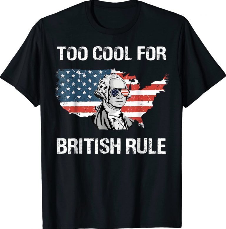 Too Cool Brittish Rule Flag Vintage TShirt