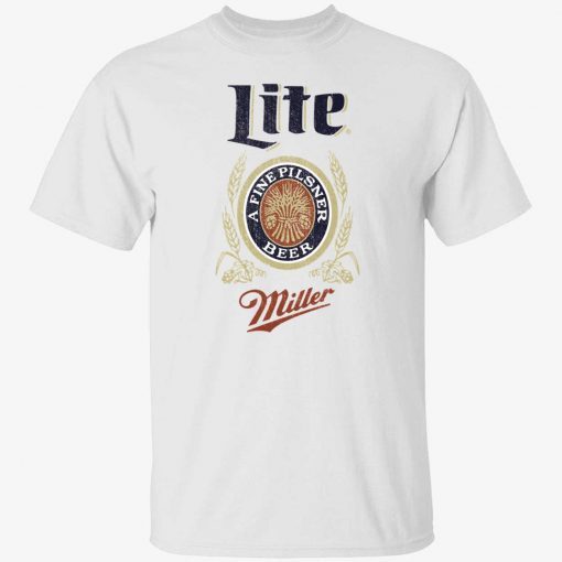 Miller lite a fine pilsner beer vintage tshirt