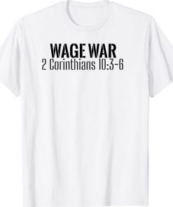 Carry Your Cross Fitness Wage War Vintage TShirt