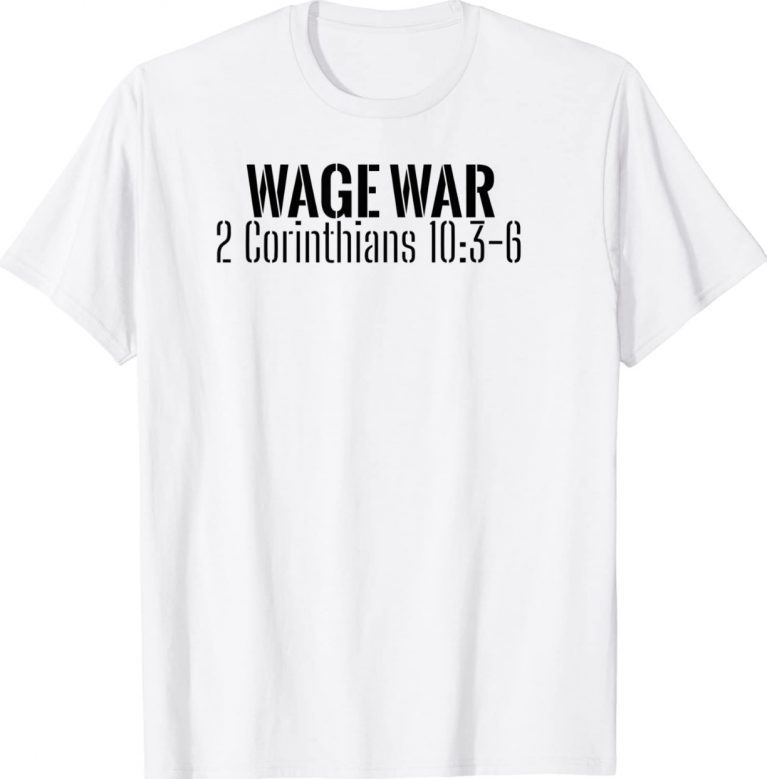 Carry Your Cross Fitness Wage War Vintage TShirt