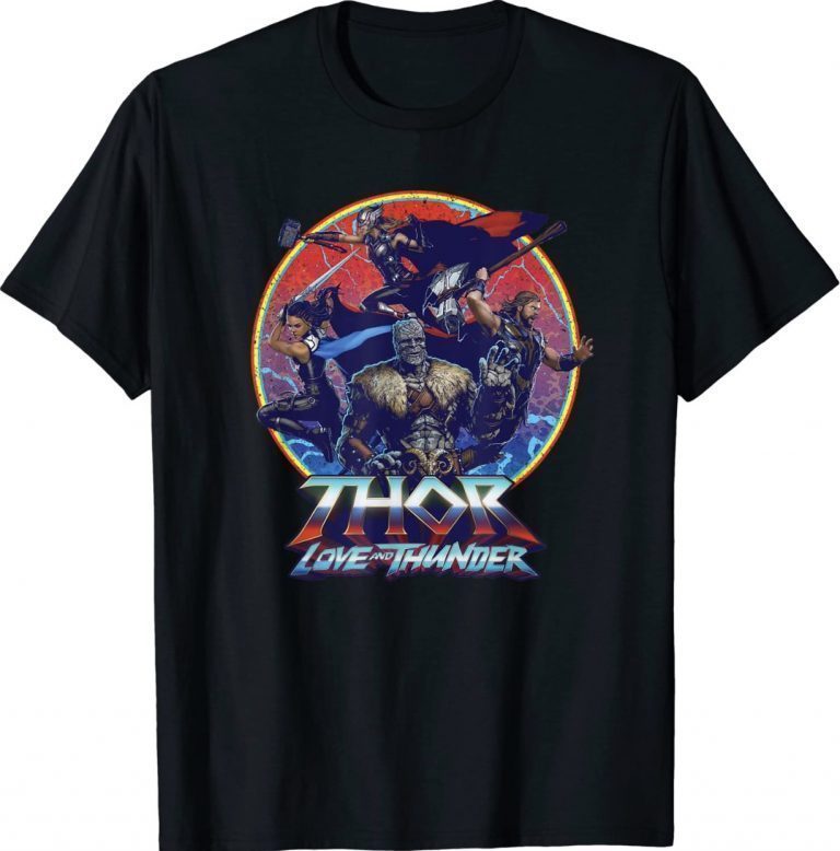 Thor Love and Thunder Character Badge 2022 TShirt