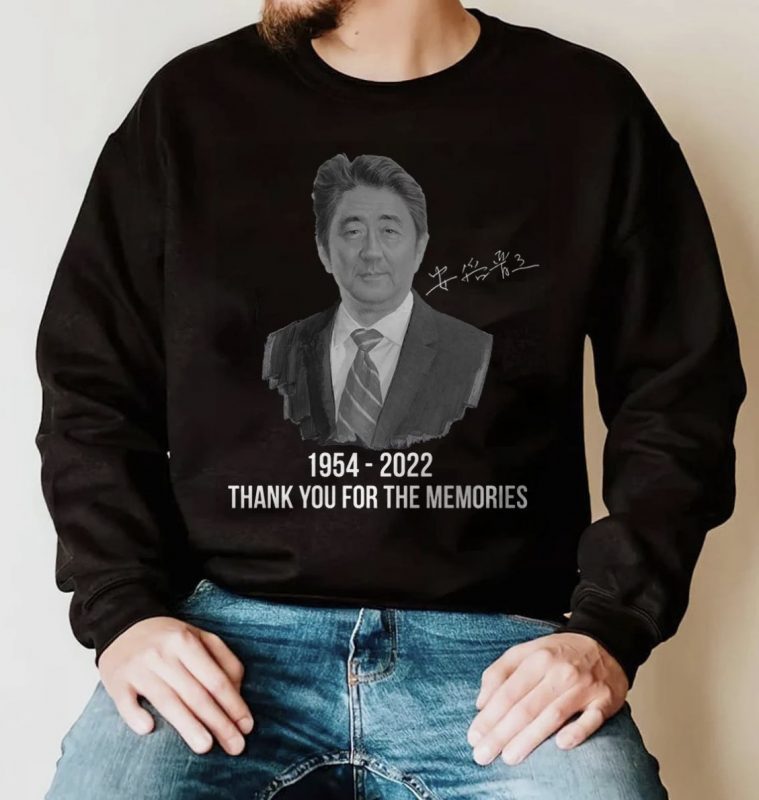 RIP Shinzo Abe Thank You For The Memories Shinzo Abe Unisex Shirt