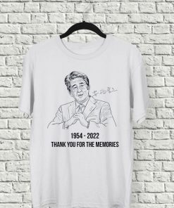 Thank You For The Memories Shinzo Abe 1954-2022 Unisex Shirt