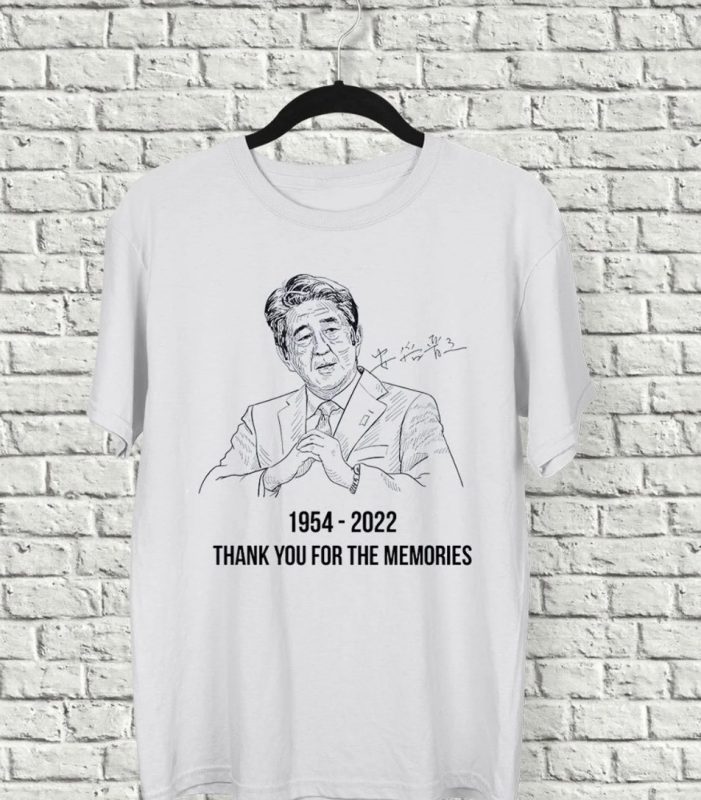 Thank You For The Memories Shinzo Abe 1954-2022 Unisex Shirt