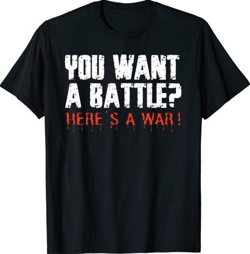 Prochoice You Want A Battle Here's A War Vintage TShirt