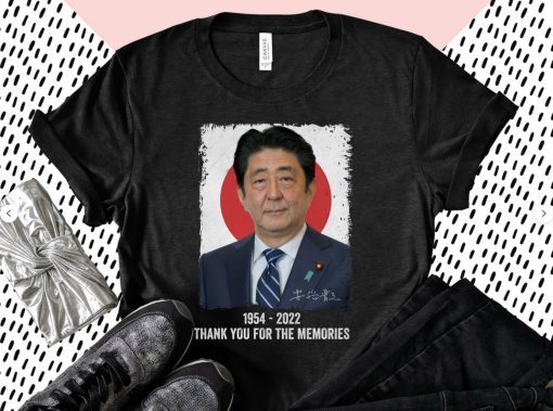 Shinzo Abe Thank You For The Memories Shinzo Abe 1954-2022 Shirts