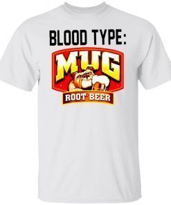 Blood Type Mug Root Beer 2022 Vintage TShirt