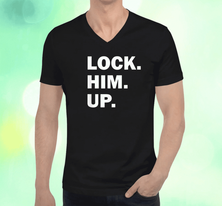 Bold Lock Him Up Anti-Trump Dark Color 2023 T-Shirt