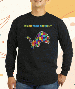 New Detroit Lions Autism It’s ok to be different 2023 shirts