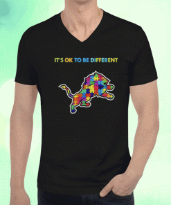 New Detroit Lions Autism It’s ok to be different 2023 shirts