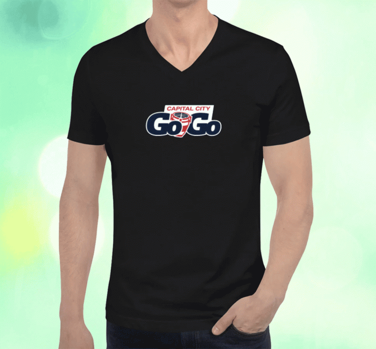 Heathered Capital City Go-Go Logo 2023 T-Shirt