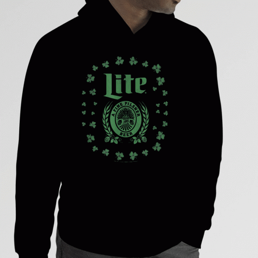 T-Shirt Miller Lite St. Patrick's Day A Fine Pilsner Beer 2023