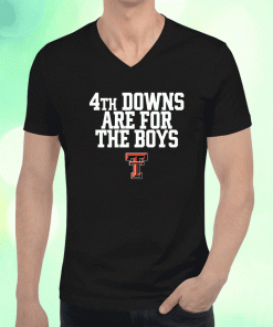 Vintage 4Th Downs Are For The Boys Shirts