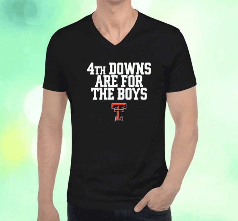 Vintage 4Th Downs Are For The Boys Shirts