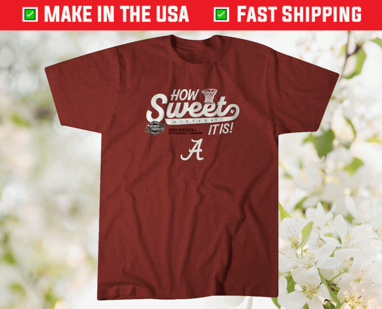 Vintage Alabama Basketball Sweet Sixteen Shirts