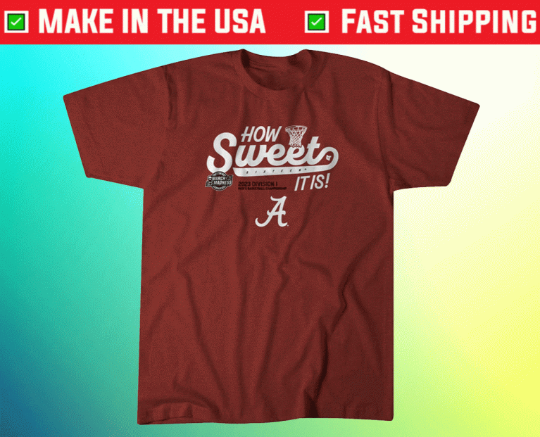 Vintage Alabama Basketball Sweet Sixteen Shirts