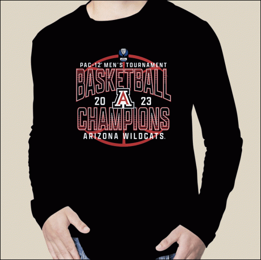 Arizona Wildcats PAC 12 Conference Tournament Champions Unisex TShirt