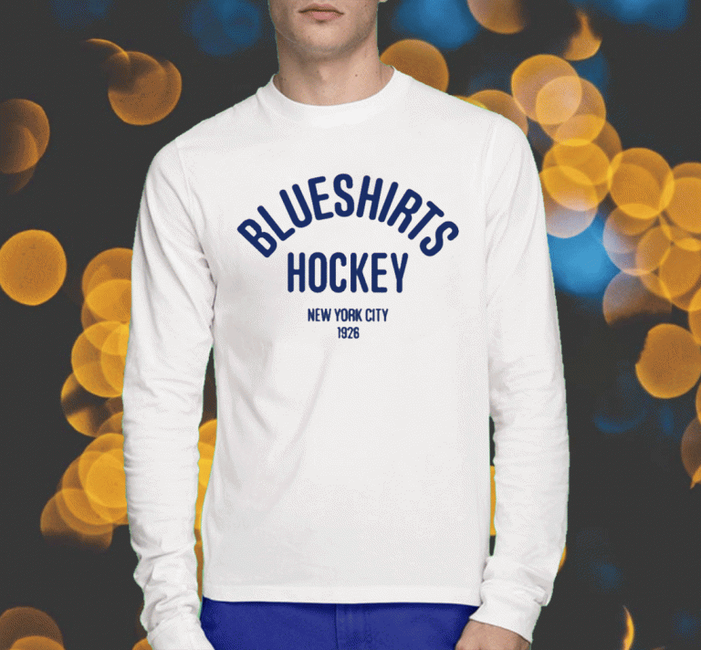 Vintage Blueshirts Hockey New York City 1926 TShirt