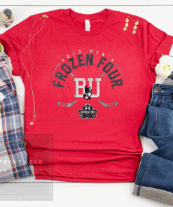 Boston University Hockey Frozen Four 2023 T-Shirt