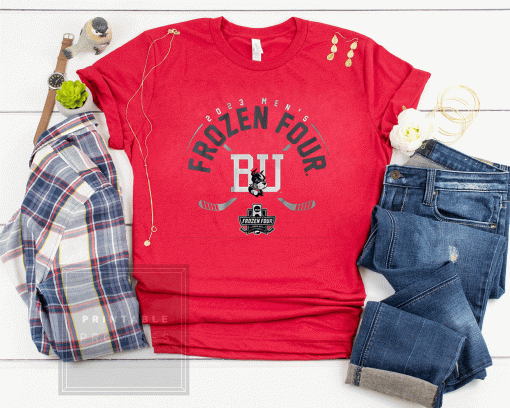 Boston University Hockey Frozen Four 2023 T-Shirt