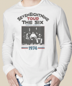 New Daisy Jones & the Six SevenEightNine Tour 1974 Vintage T-Shirt