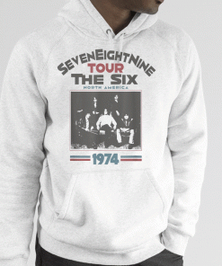 New Daisy Jones & the Six SevenEightNine Tour 1974 Vintage T-Shirt