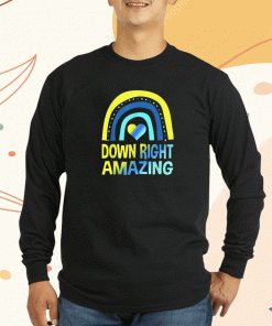 Vintage Down Right Amazing Down Syndrome Awareness 2023 TShirt