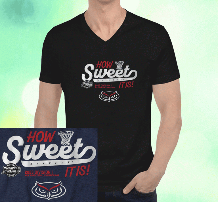 FLORIDA ATLANTIC Basketball Sweet Sixteen T-Shirt