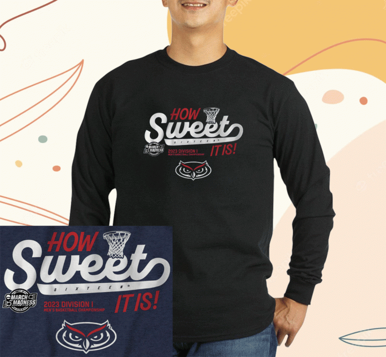 FLORIDA ATLANTIC Basketball Sweet Sixteen T-Shirt