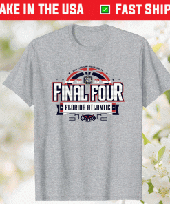 Florida Atlantic Owls Final Four Basketball Bold Gray Unisex TShirt