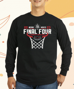 2023 Florida Atlantic Owls Final Four Basketball Net Navy TShirt