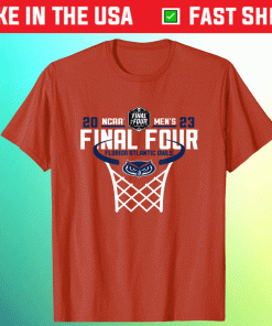 2023 Florida Atlantic Owls Final Four Basketball Net Red T-Shirt