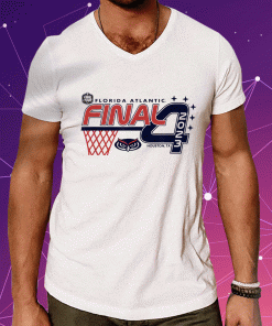 Florida Atlantic Owls Final Four 2023 Basketball White Tee Shirt