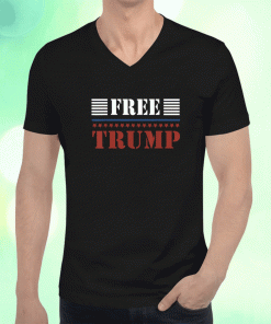 2023 Free Trump Support Pro Trump American Flag TShirt